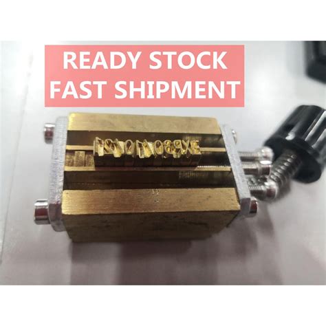 Copper Letter For Coding Machine Expired Date Machine Hot Ribbon Marking Machine Hp B Or