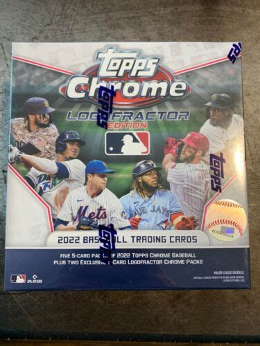 2022 Topps Chrome Logofractor Edition Baseball Mega Box Factory Sealed