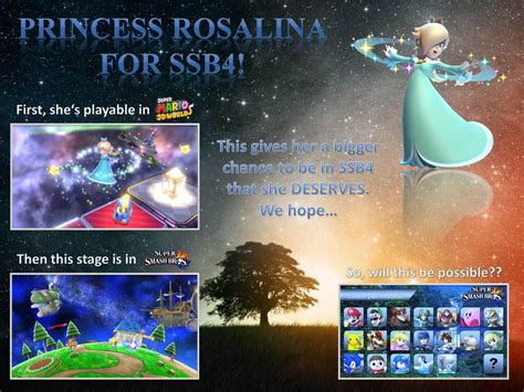 Princess Rosalina On Super Smash Bros. 4 I hope? - princess rosalina ...