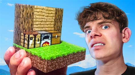 Construire Une Base Minecraft Dans La Vraie Vie YouTube