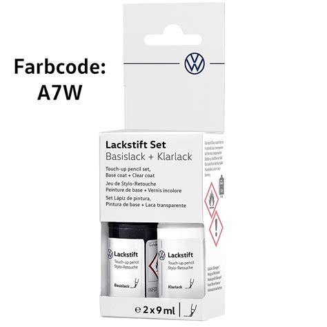 VW Lackstift Color code A7W Lackstift set - reflex silver metallic lst ...