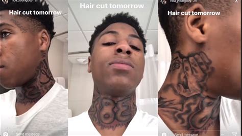 Nba Youngboy Shows Off New 38 Baby Neck Tattoos” Youtube