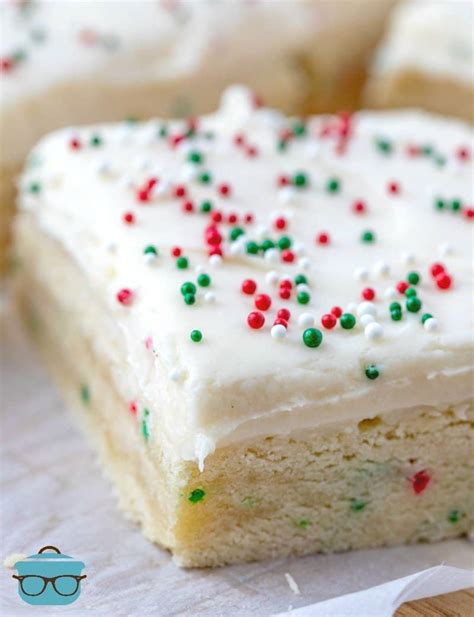 Christmas Sugar Cookie Bars Video The Country Cook