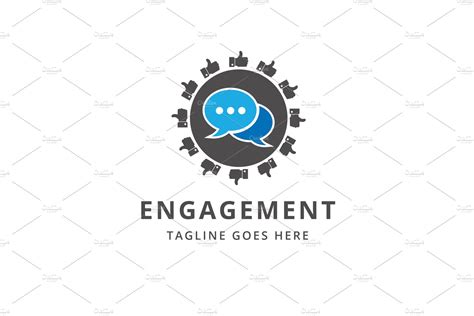 Engagement Logo | Illustrator Templates ~ Creative Market