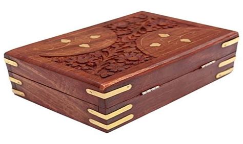 Sheesham Wood Rectangular Wooden Jewellery Box For Home At Rs 190 In