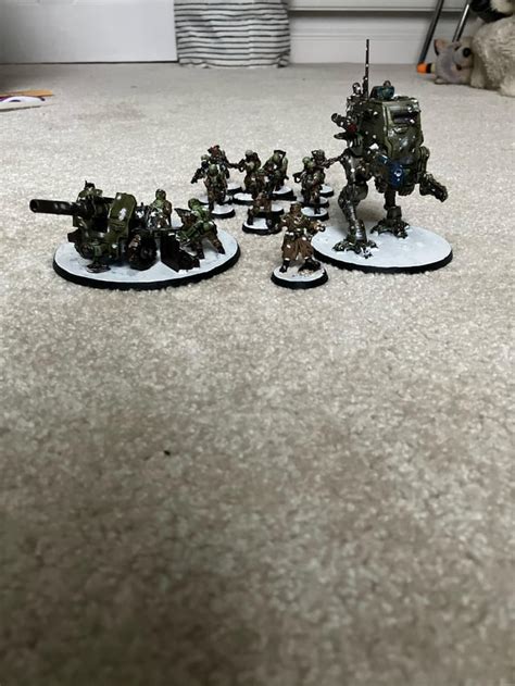 My Astra Militarum Combat Patrol So Far Rwarhammer40k