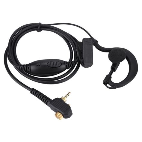 Akozon Casque Radio Oreillette De Police Ptt Casque Micro Pour Motorola