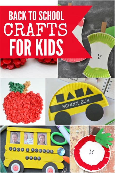 Back to School Crafts for Kids - 15 crafts perfect for kids