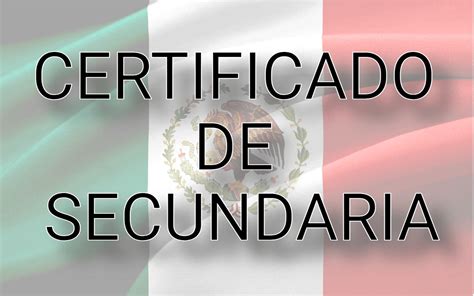 Obtener El Certificado De Secundaria Image To U