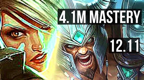 RIVEN Vs TRYNDAMERE TOP 4 1M Mastery 7 Solo Kills 800 Games