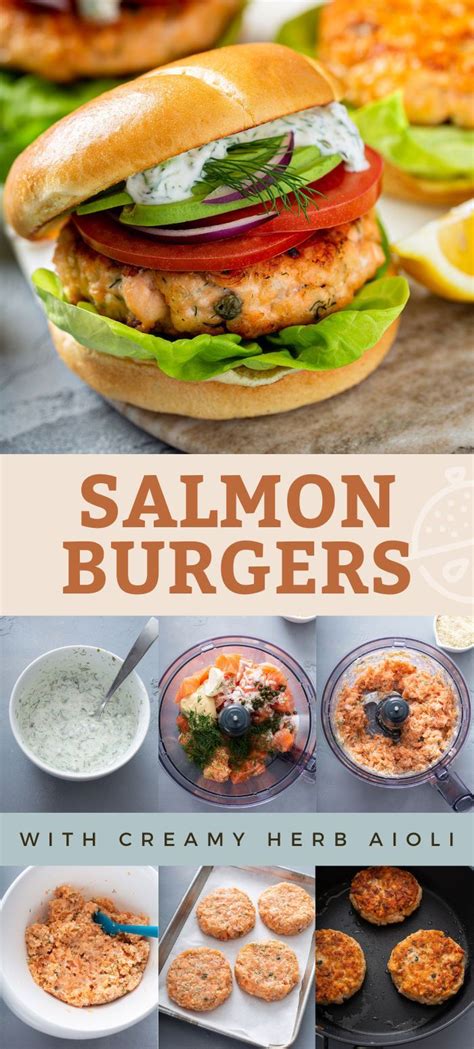 Best Salmon Burgers Recipe Lemon Blossoms Recipe Canned Salmon Recipes Salmon Burger