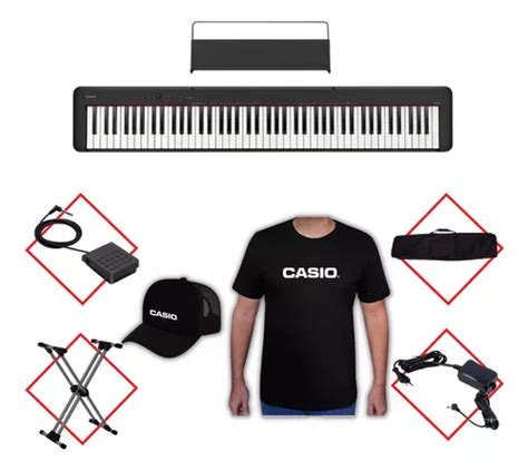 Piano Digital Casio Stage Preto Cdp S160bkc2br Kit Oficial