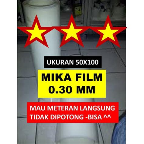 Jual Kertas Mika Film 0.30 | Shopee Indonesia