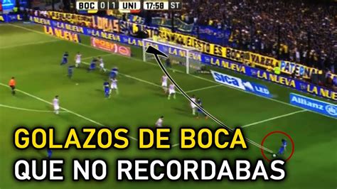 10 GOLES INCREÍBLES de BOCA que NO RECORDABAS YouTube