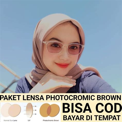 Jual KACAMATA Photo Brown 21351 GRATIS LENSA PHOTOCROMIC BROWN Minus