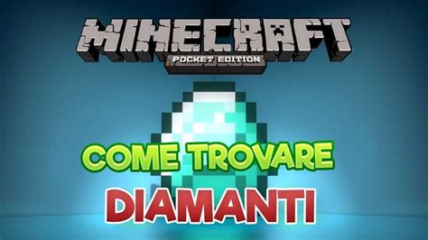 Come Trovare Diamanti Su Minecraft Pe YouTube