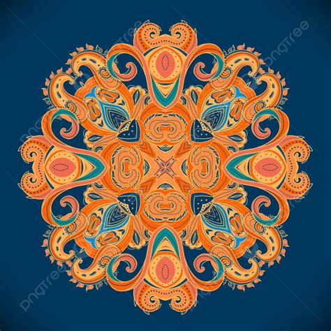 Floral Paisley Indian Ornate Seamless Pattern Stylized Summer Beauty