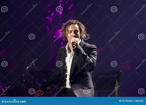 David Bisbal tour 2012 editorial photography. Image of handsome - 22794432