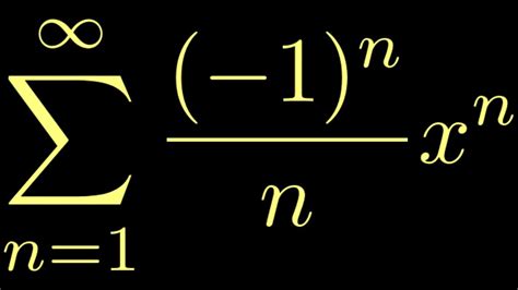 Interval And Radius Of Convergence Of Power Series Sum Nx N N