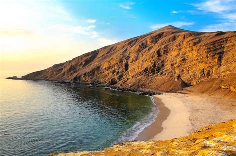 La Mina Beach During Early Morning In Paracas National Reserve Peru