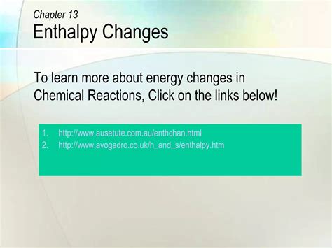 how to find enthalpy change 8
