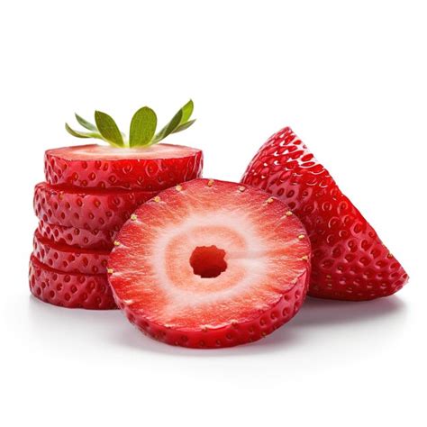 Premium PSD | Strawberry slices