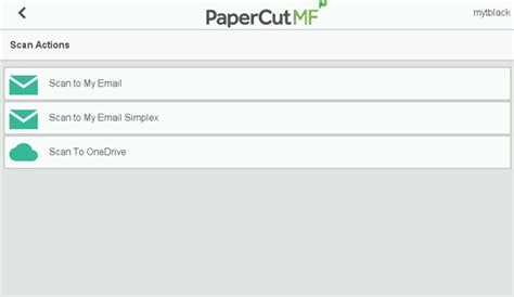 How Do I Scan Using Papercut On A Multifunction Device Mfd Support