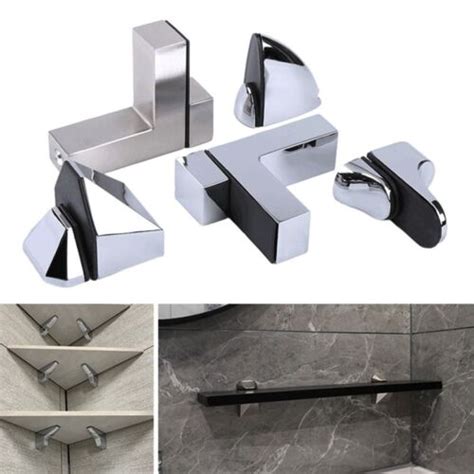 Mount Frameless Brackets Glass Shelf Holder Glass Door Clamp Cabinet