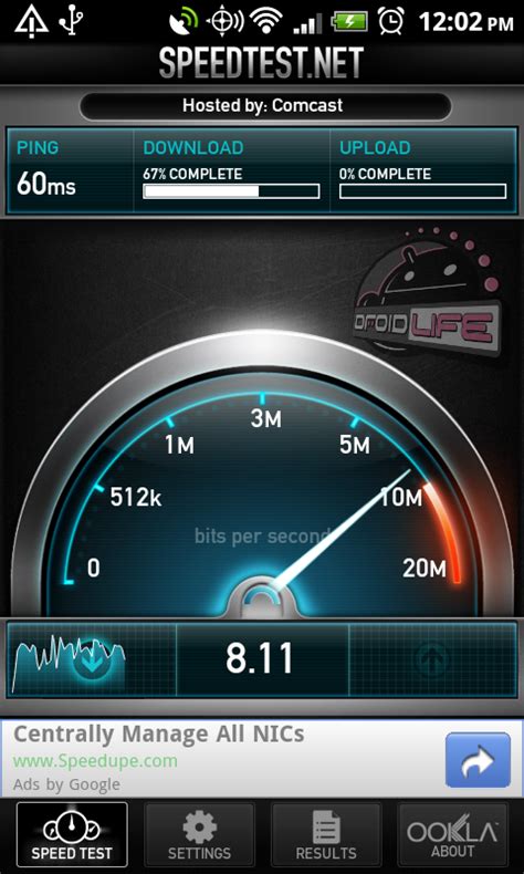 Speedtest.net Receives Android Overhaul, Appears to Handle Thunderbolt 4G LTE Tests Correctly