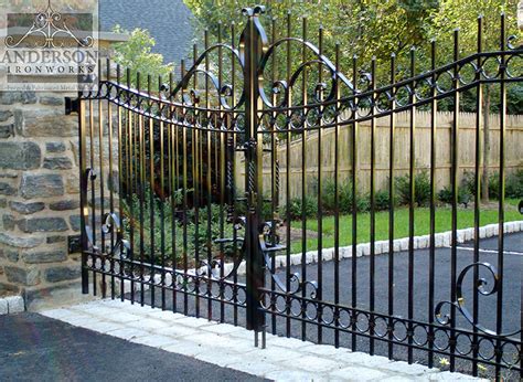 Custom Wrought Iron Gates Anderson Ironworks