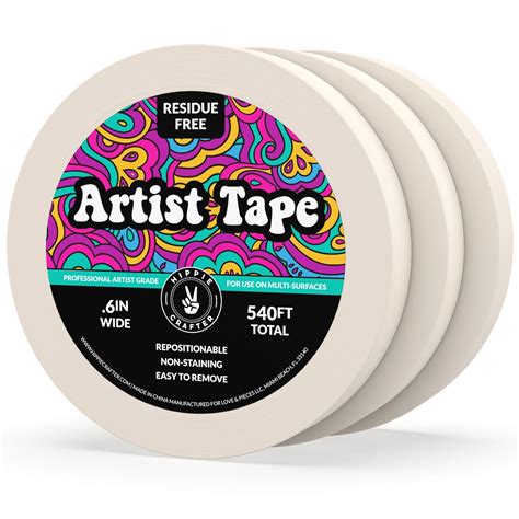 Pk White Artist Tape For Watercolor Paper White Painters Tape Artists