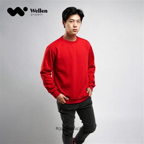 Pilihan Sweater Crewneck Polos Murah Terbaik Wellen Project