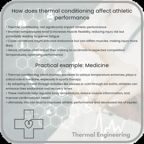 How Does Thermal Conditioning Affect Athletic Performance