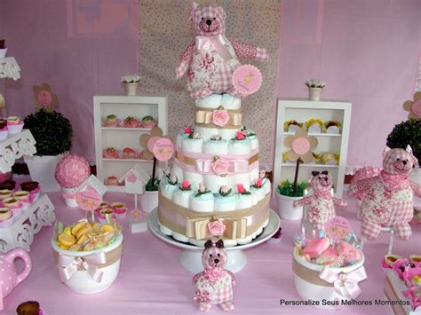 Decoração Chá De Fraldas Menina - Chá de Fraldas: Dicas e Ideias Para Uma Linda Decoração!