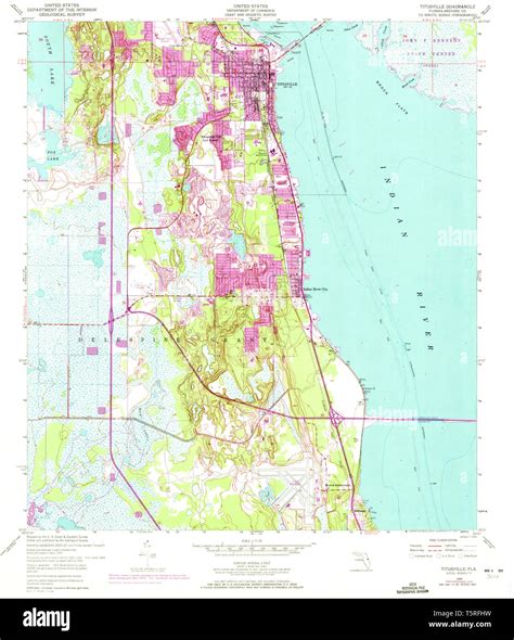 Titusville Florida Map Hi Res Stock Photography And Images Alamy