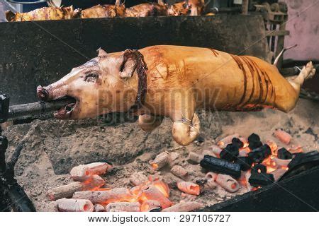 Pig Grilled Image & Photo (Free Trial) | Bigstock