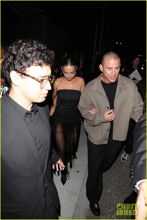 Channing Tatum & New Girlfriend Inka Williams Attend Pre-Oscars Party