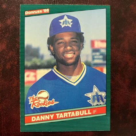 Donruss The Rookies Set Danny Tartabull Rookie Mariners Nm