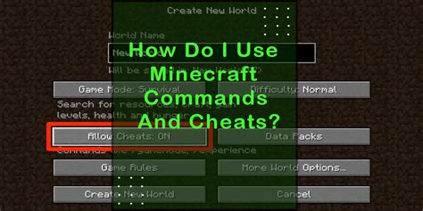 How Do I Use Minecraft Commands And Cheats Wikiludums