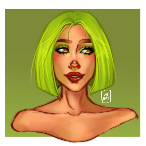 Artstation Green Hair 💚