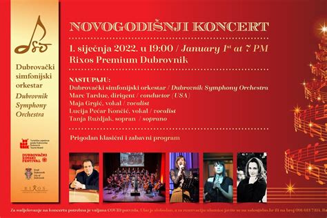 Tradicionalni novogodišnji koncert DSO a ove godine u Rixosa DuList