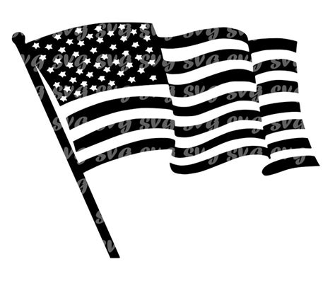 American Flag Vector Svg - Etsy