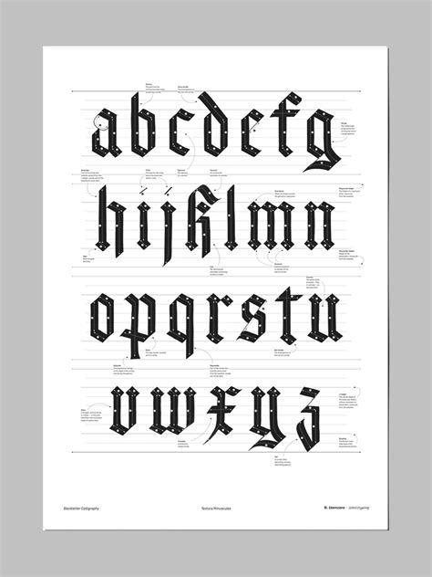 Calligraphy Manuals: Blackletter — Textura :: Behance