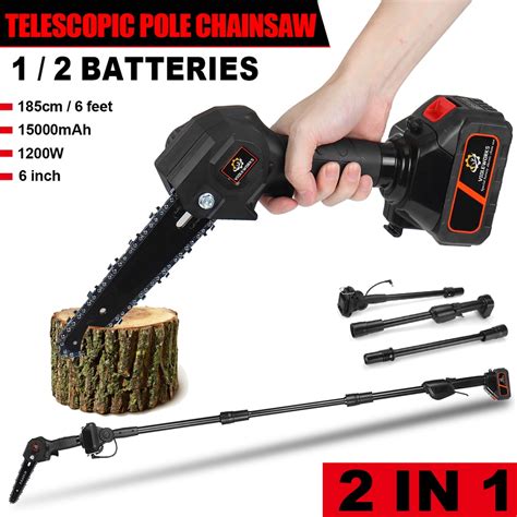 36V Telescoping Pole Electric Chainsaw Cordless High Branch Saw