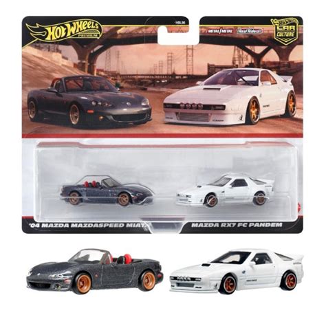 風火輪 Hot Wheels 汽車文化 雙車組 膠胎 單售 馬自達 MAZDA 雙門跑車 MIATA RX FC 蝦皮購物