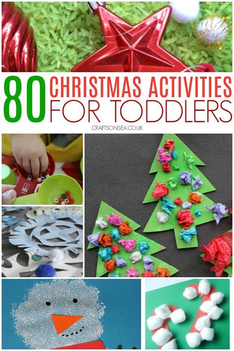 80 Easy and Fun Christmas Activities for Toddlers - Crafts on Sea