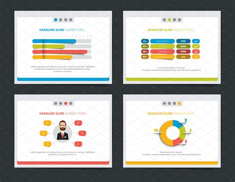 Slide business templates. | Marketing Templates ~ Creative Market