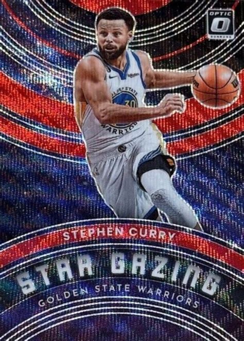 Stephen Curry 2022 Optic Star Gazing Red Wave 10 Price Guide