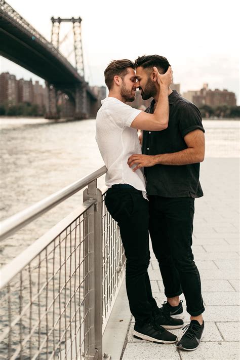 NYC Wedding Photogragher Domino Park Lgbt Couples Cute Gay Couples