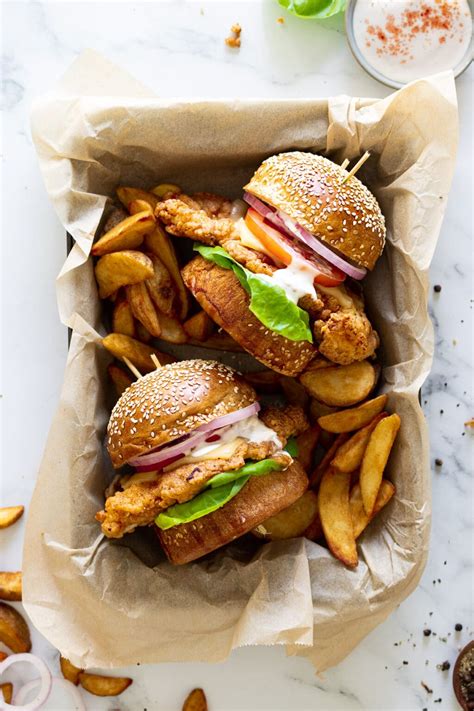 Buttermilk Chicken Burger Recipe - Feed Your Sole